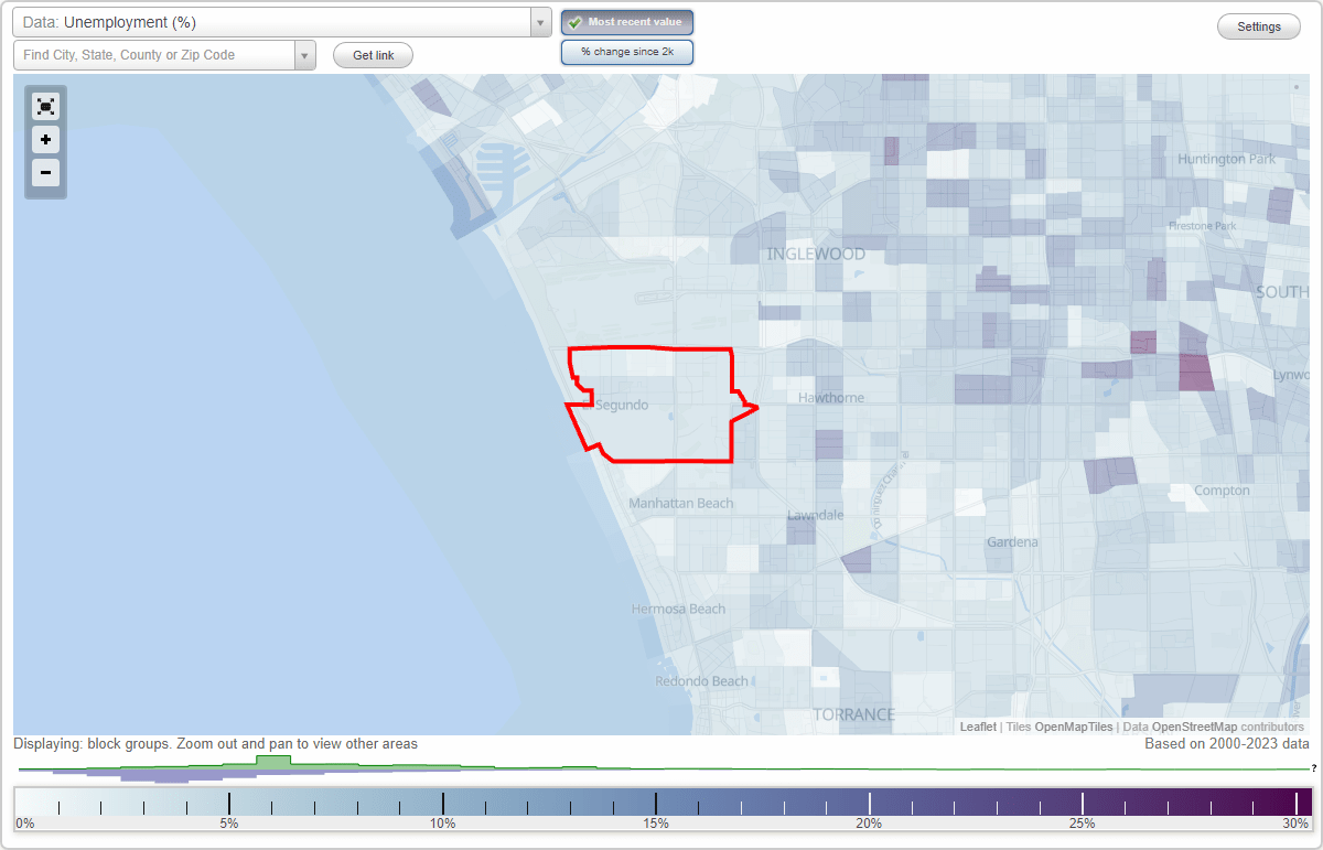Work and Jobs in El Segundo, California (CA) Detailed Stats Occupations, Industries