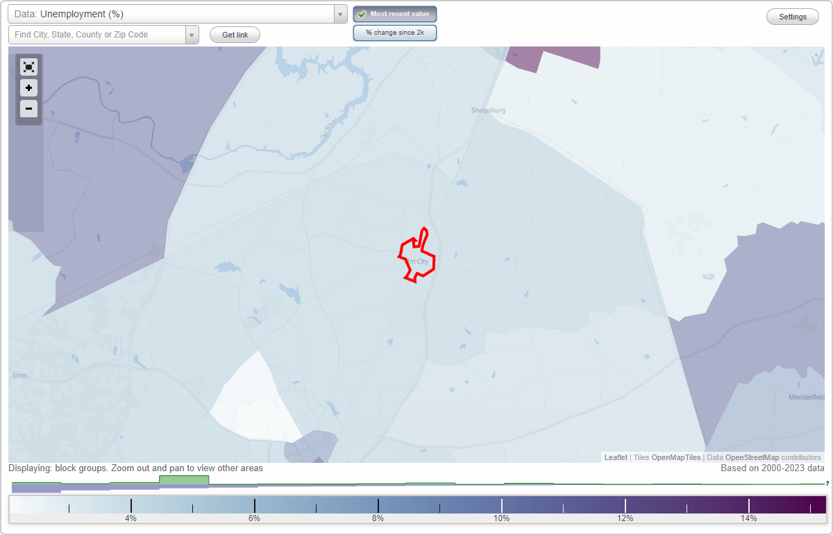 Work and Jobs in Elm City, North Carolina (NC) Detailed Stats Occupations, Industries