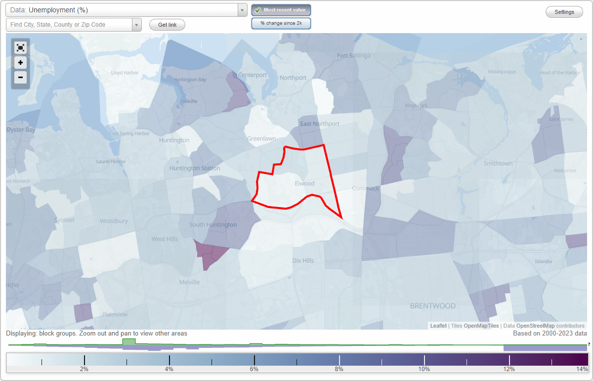 Work and Jobs in Elwood, New York (NY) Detailed Stats Occupations