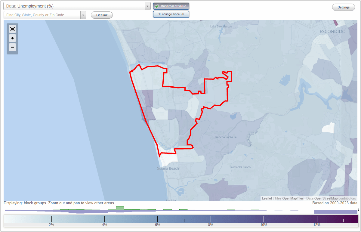 Work and Jobs in Encinitas, California (CA) Detailed Stats Occupations