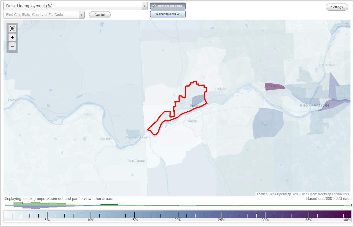 Work and Jobs in Endicott, New York (NY) Detailed Stats Occupations