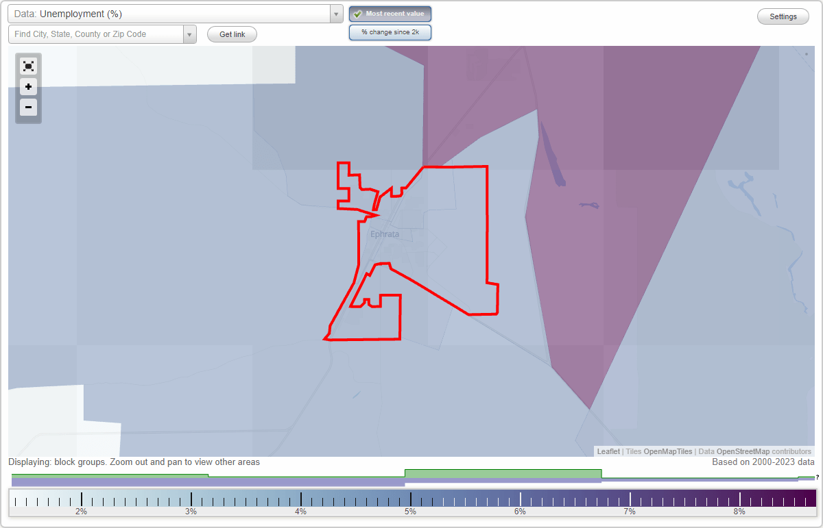 Work and Jobs in Ephrata, Washington (WA) Detailed Stats Occupations, Industries, Unemployment