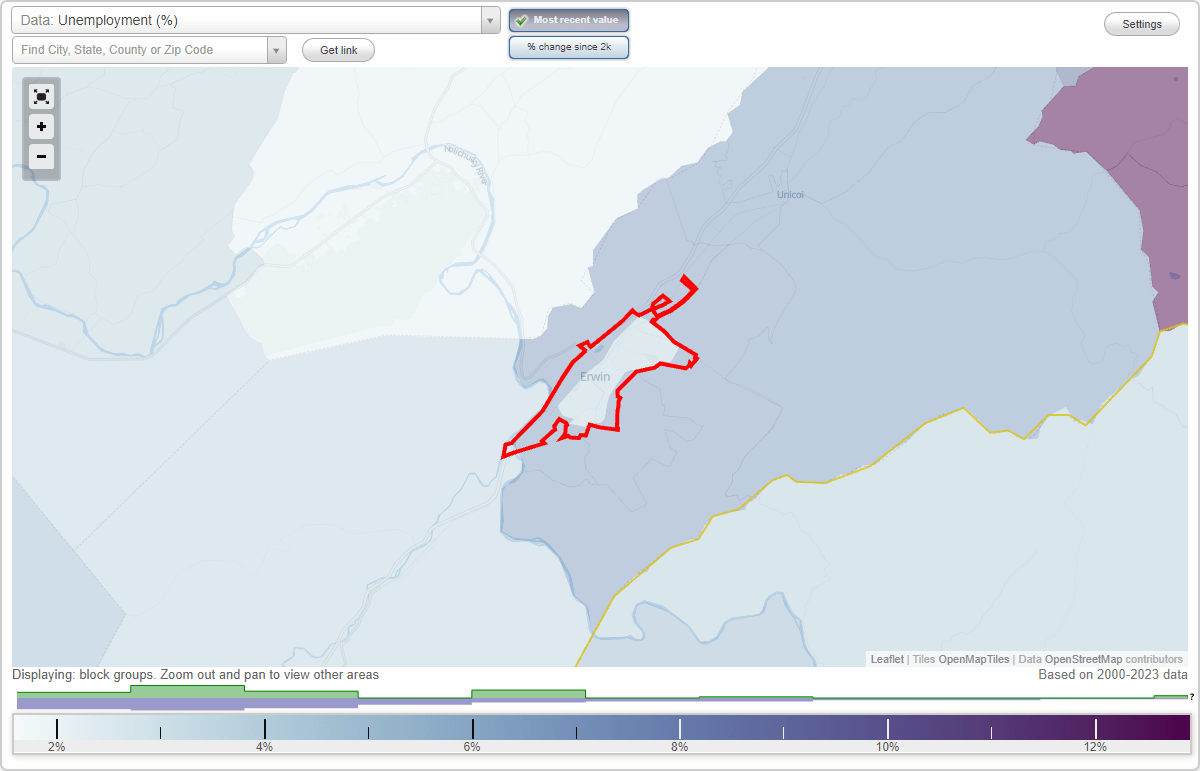 Work and Jobs in Erwin, Tennessee (TN) Detailed Stats Occupations