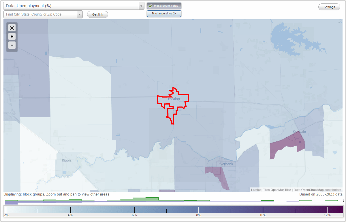 Work and Jobs in Escalon, California (CA) Detailed Stats Occupations