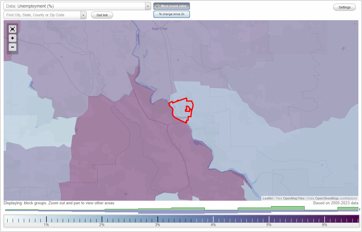 Work and Jobs in Estacada, Oregon (OR) Detailed Stats Occupations