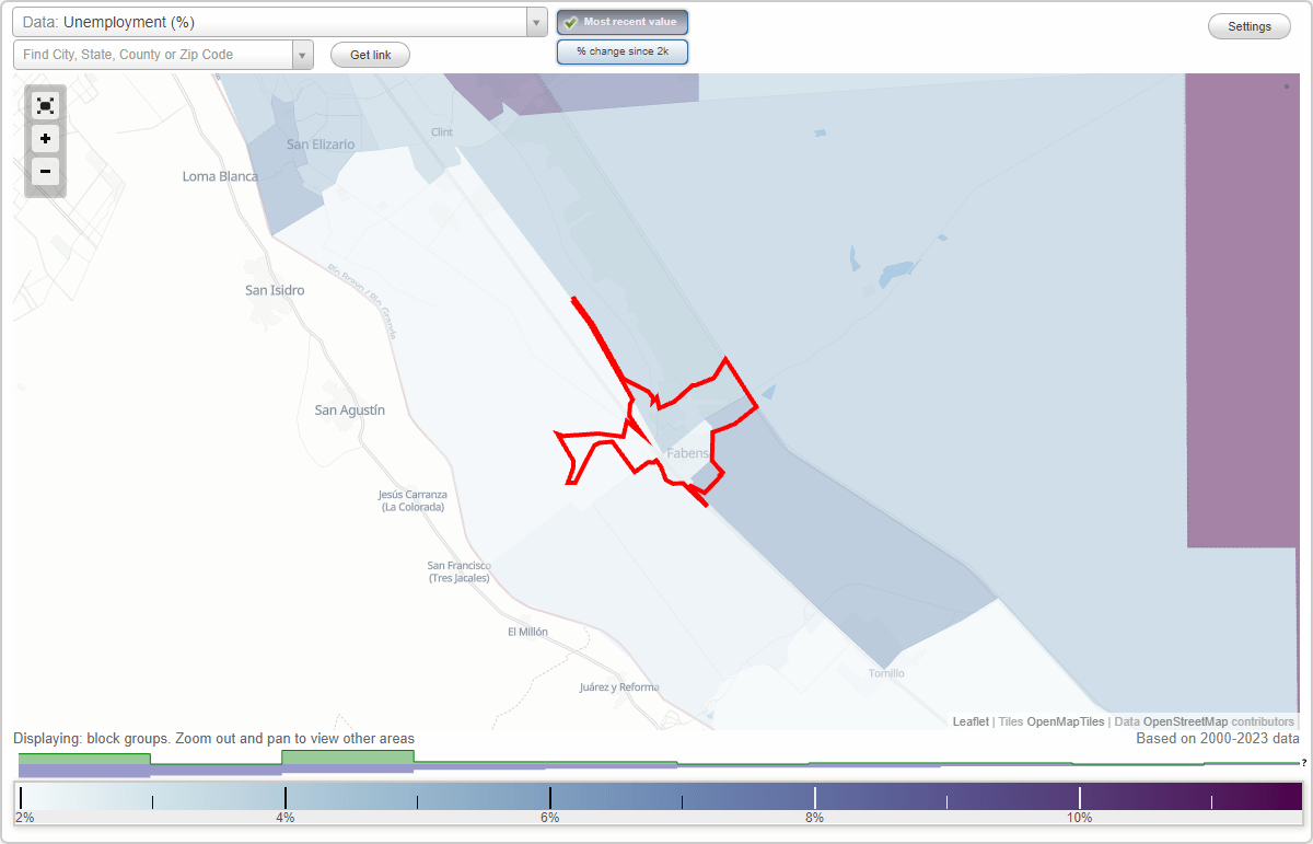 Work and Jobs in Fabens, Texas (TX) Detailed Stats Occupations