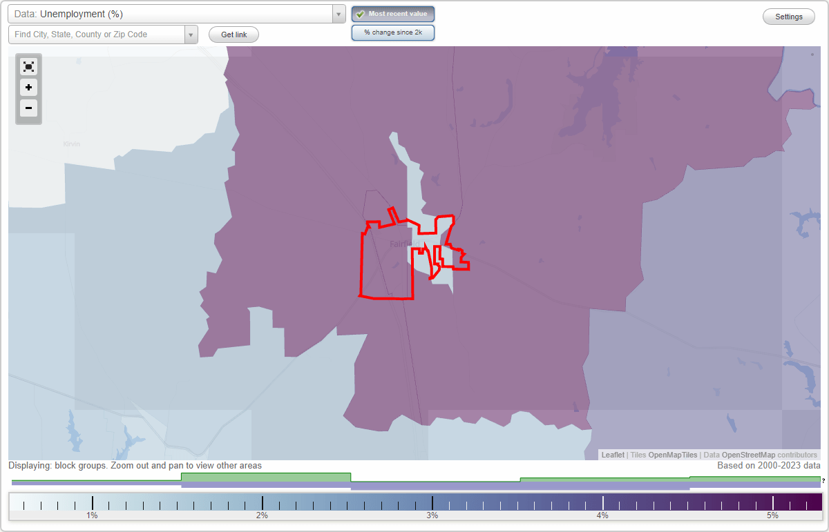Work and Jobs in Fairfield, Texas (TX) Detailed Stats Occupations