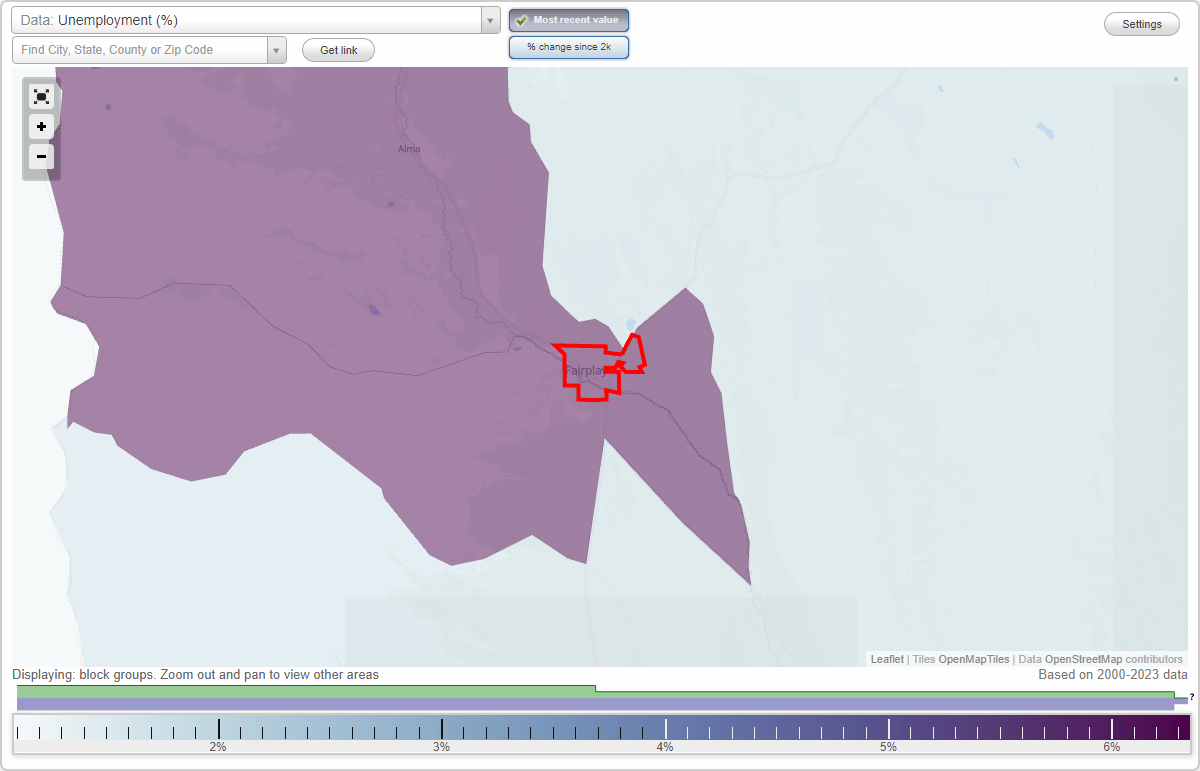Work and Jobs in Fairplay, Colorado (CO) Detailed Stats Occupations