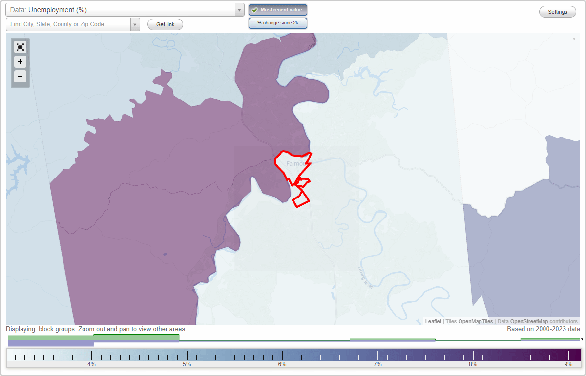 Work and Jobs in Falmouth, Kentucky (KY) Detailed Stats Occupations