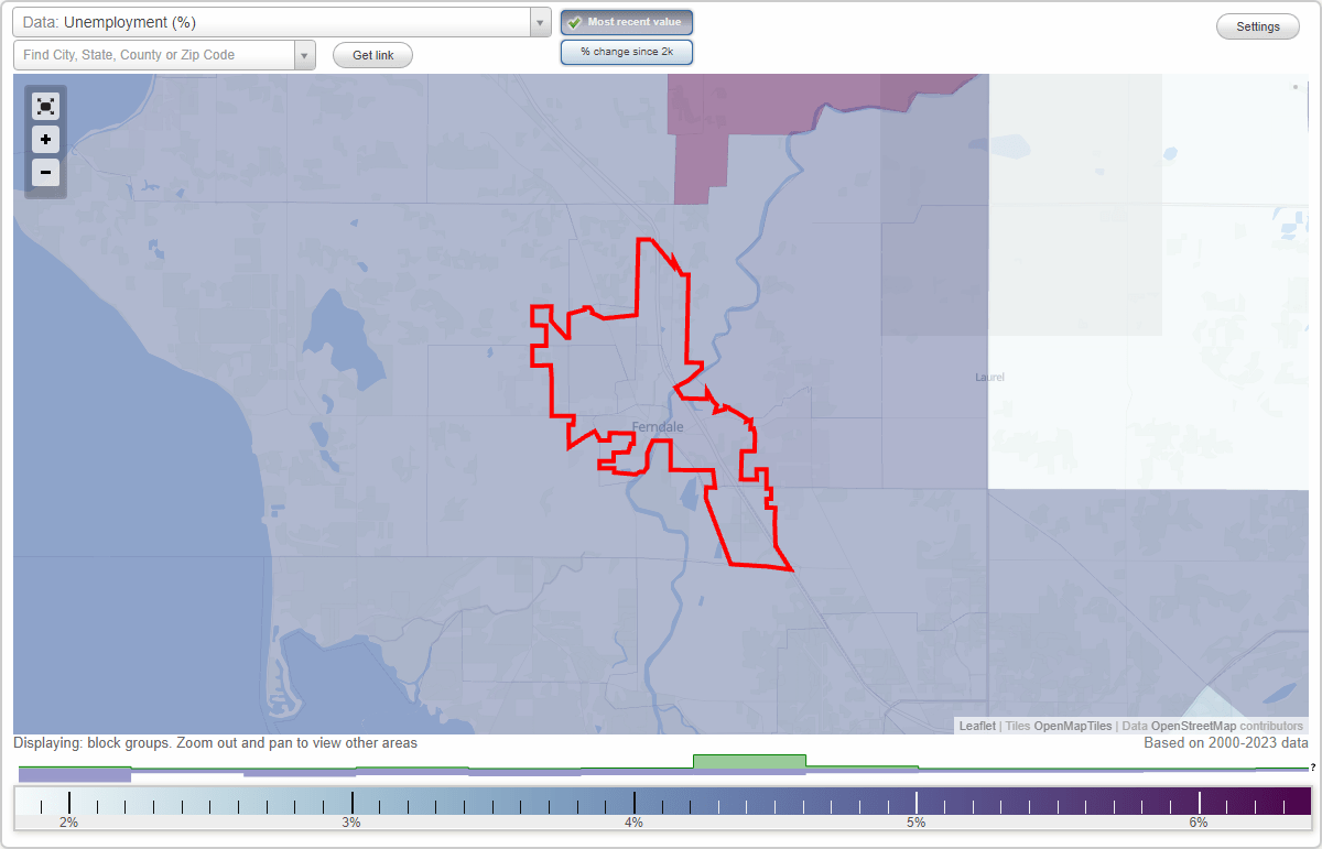 Work and Jobs in Ferndale, Washington (WA) Detailed Stats Occupations