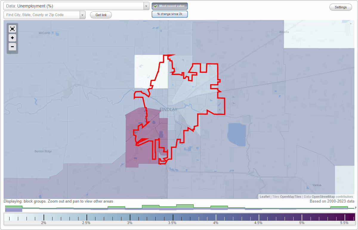 Work and Jobs in Findlay, Ohio (OH) Detailed Stats Occupations