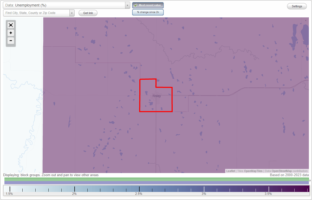 Work and Jobs in Finley, North Dakota (ND) Detailed Stats Occupations
