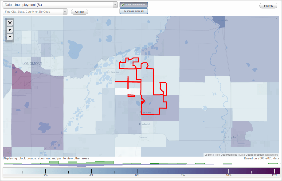 Work and Jobs in Firestone, Colorado (CO) Detailed Stats Occupations