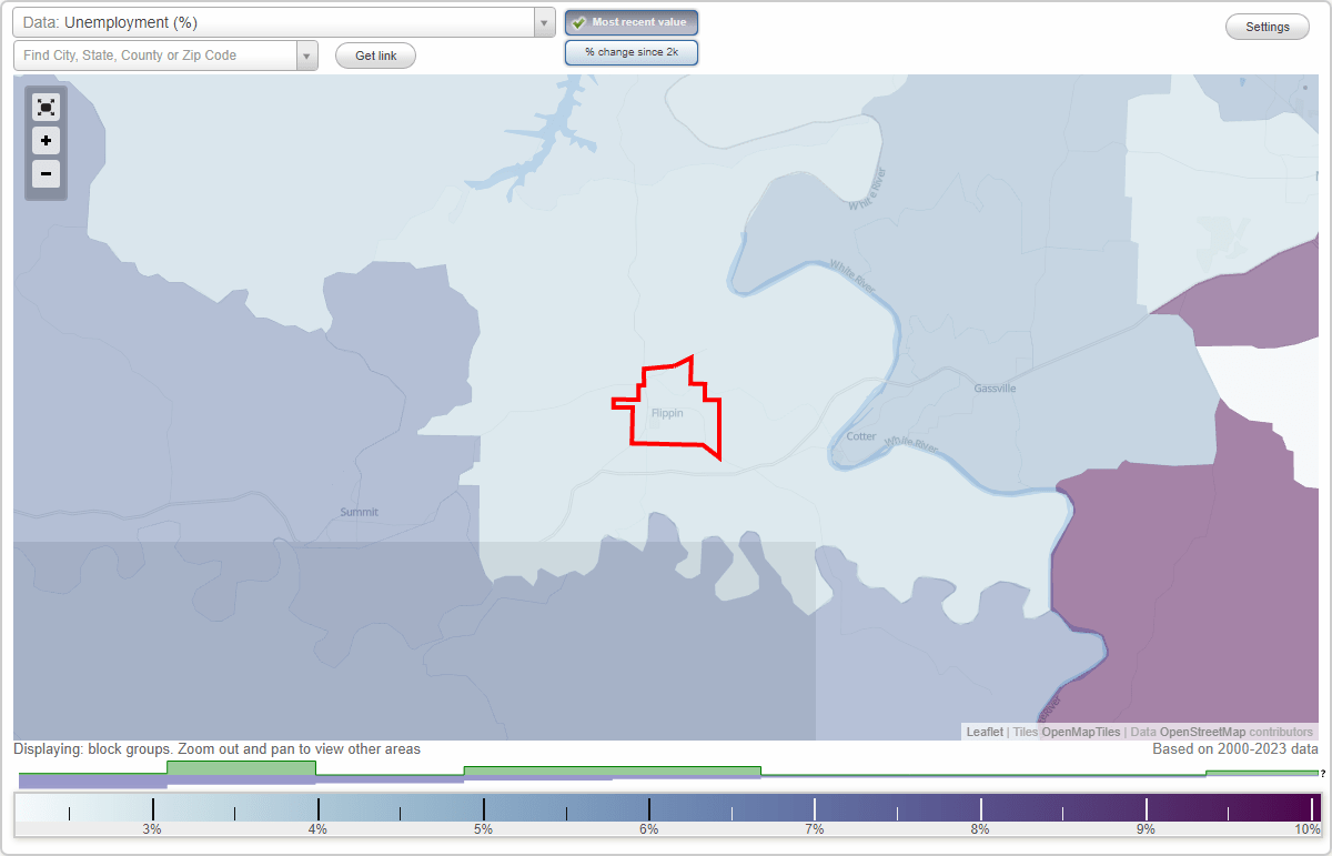 Work and Jobs in Flippin, Arkansas (AR) Detailed Stats Occupations