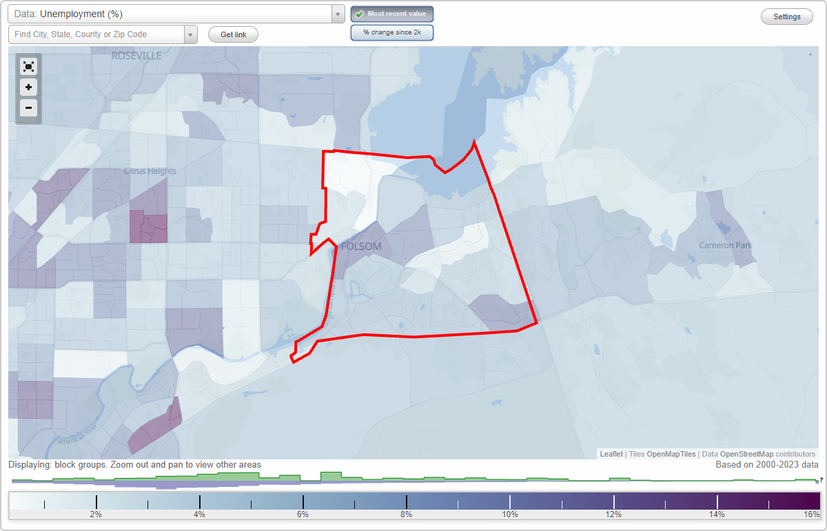 Work and Jobs in Folsom, California (CA) Detailed Stats Occupations