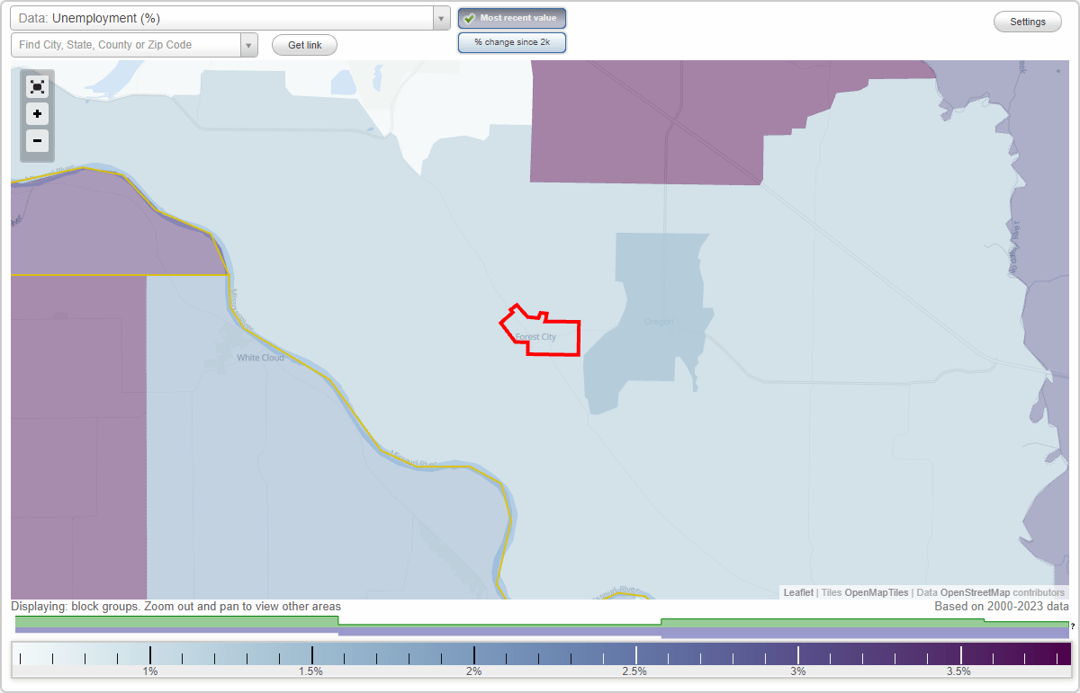 Work and Jobs in Forest City, Missouri (MO) Detailed Stats Occupations