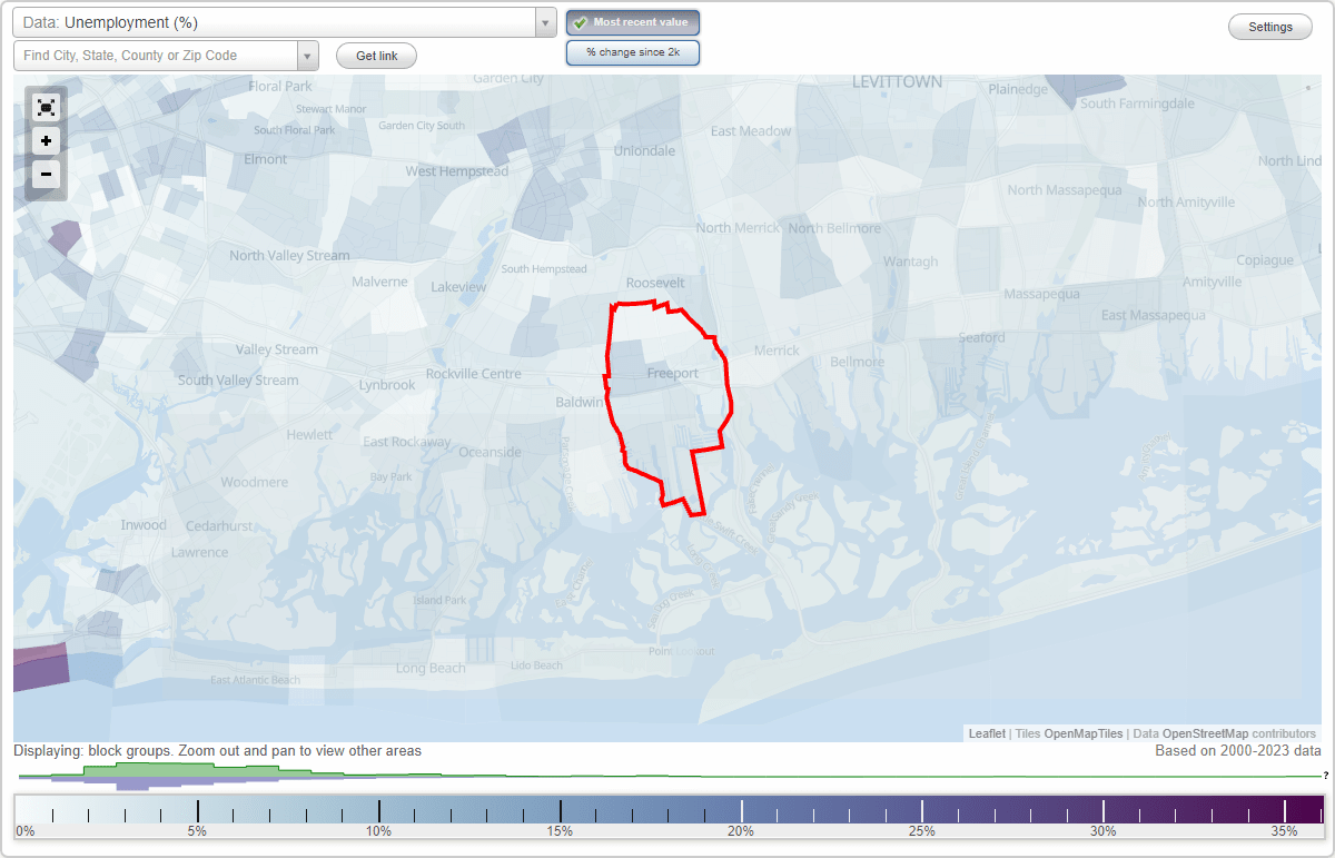 Work and Jobs in Freeport, New York (NY) Detailed Stats Occupations