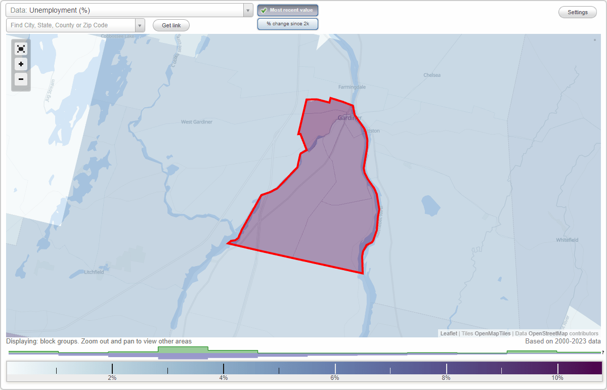 Work and Jobs in Gardiner, Maine (ME) Detailed Stats Occupations