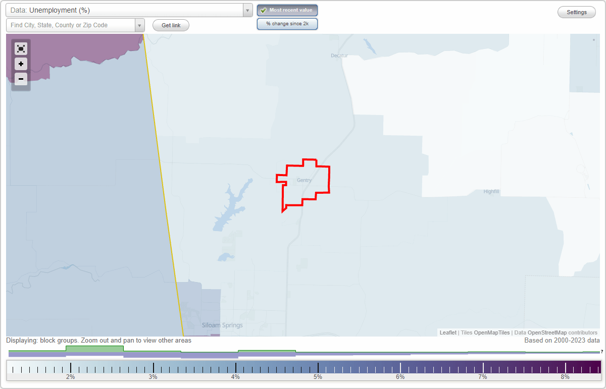 Work and Jobs in Gentry, Arkansas (AR) Detailed Stats Occupations