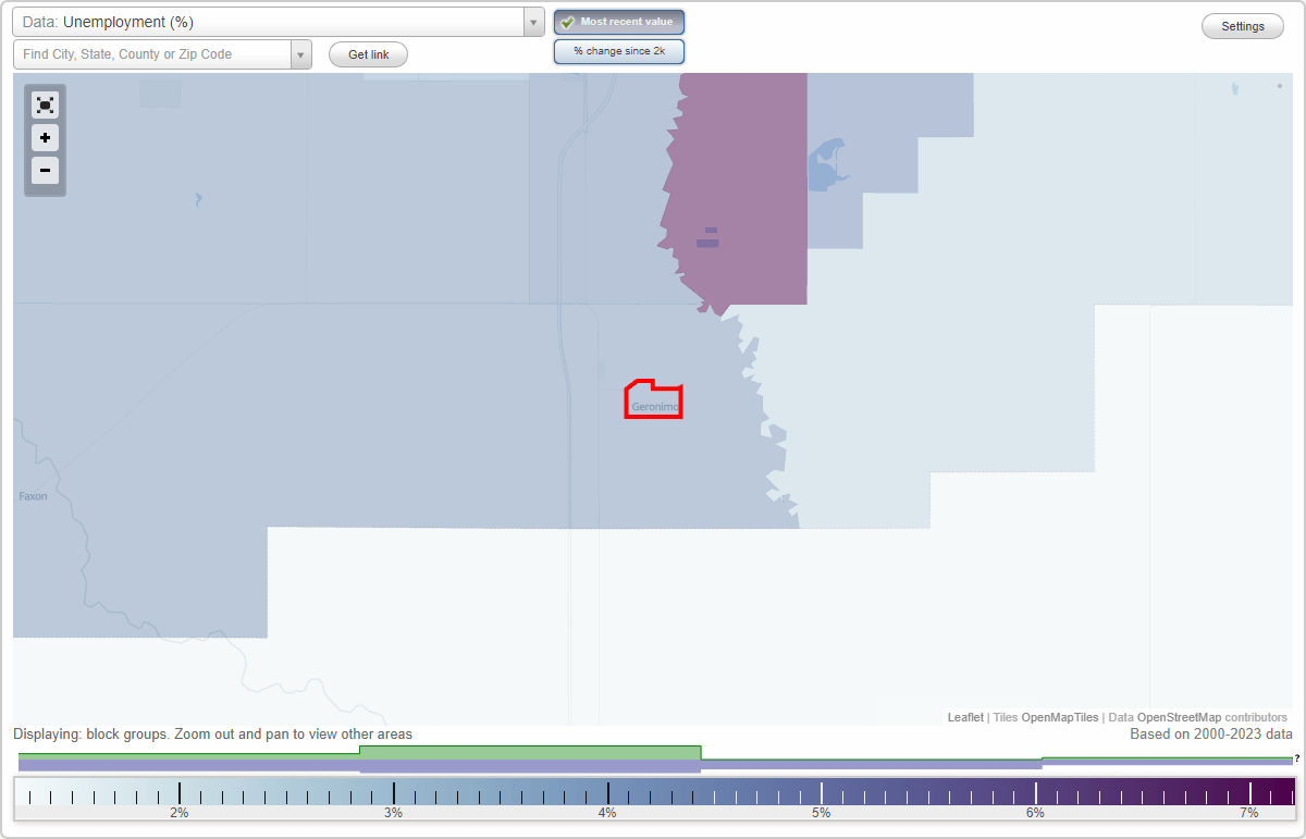 Work and Jobs in Geronimo, Oklahoma (OK) Detailed Stats Occupations