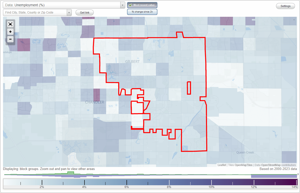 Work and Jobs in Gilbert, Arizona (AZ) Detailed Stats Occupations