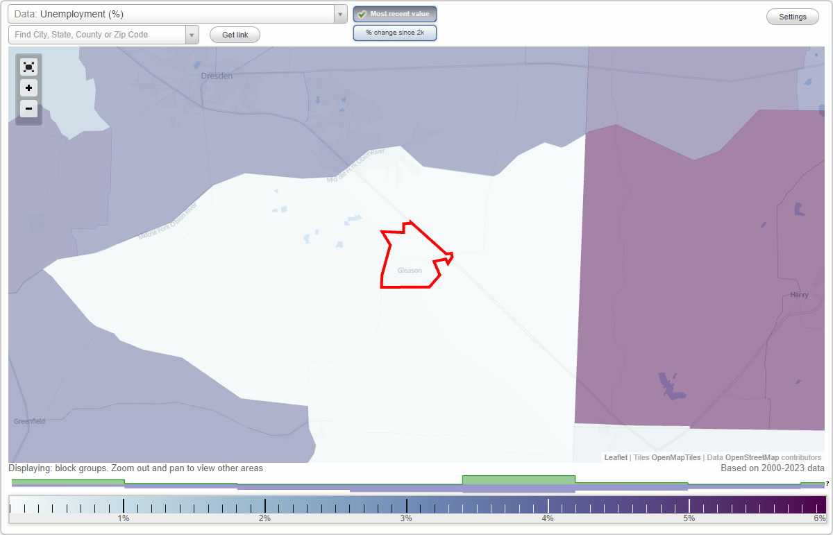 Work and Jobs in Gleason, Tennessee (TN) Detailed Stats Occupations