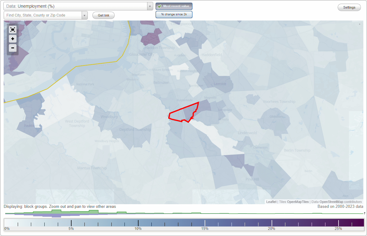 Work and Jobs in Glendora, New Jersey (NJ) Detailed Stats Occupations