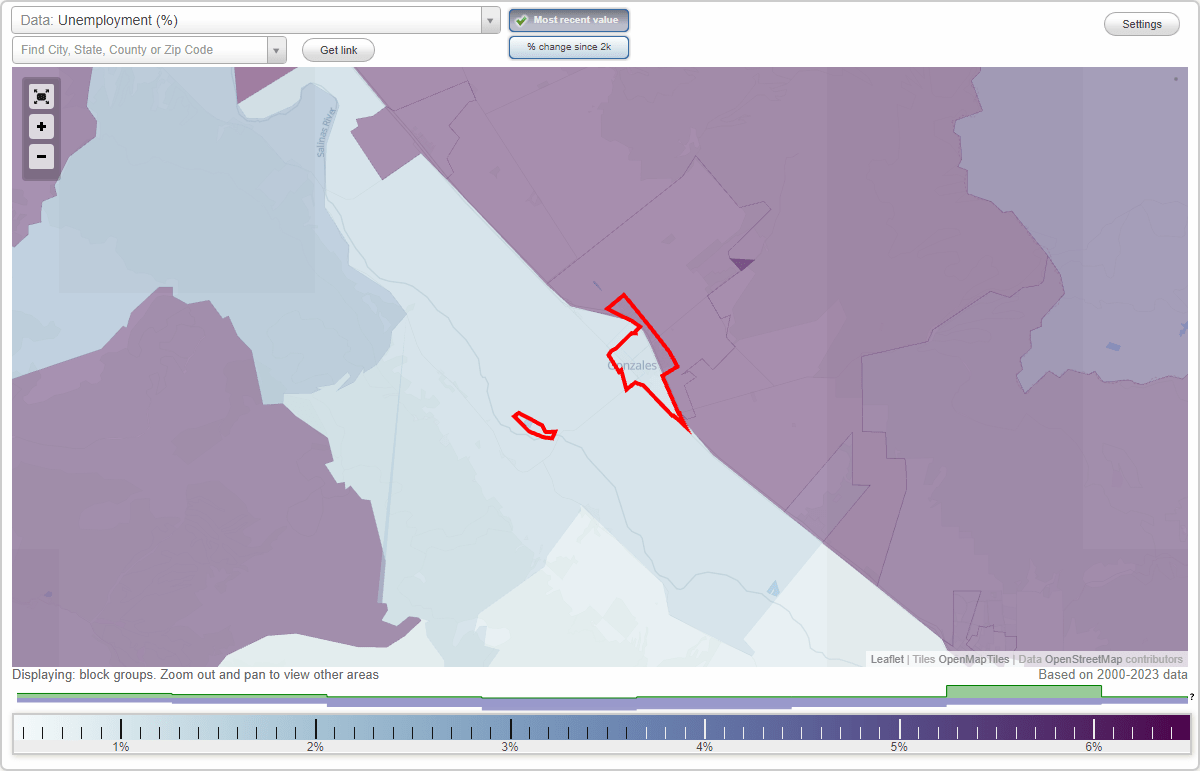 Work and Jobs in Gonzales, California (CA) Detailed Stats Occupations