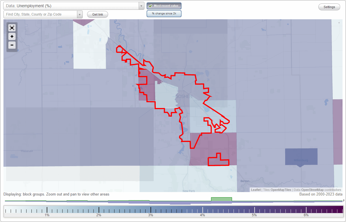 Work and Jobs in Goshen, Indiana (IN) Detailed Stats Occupations