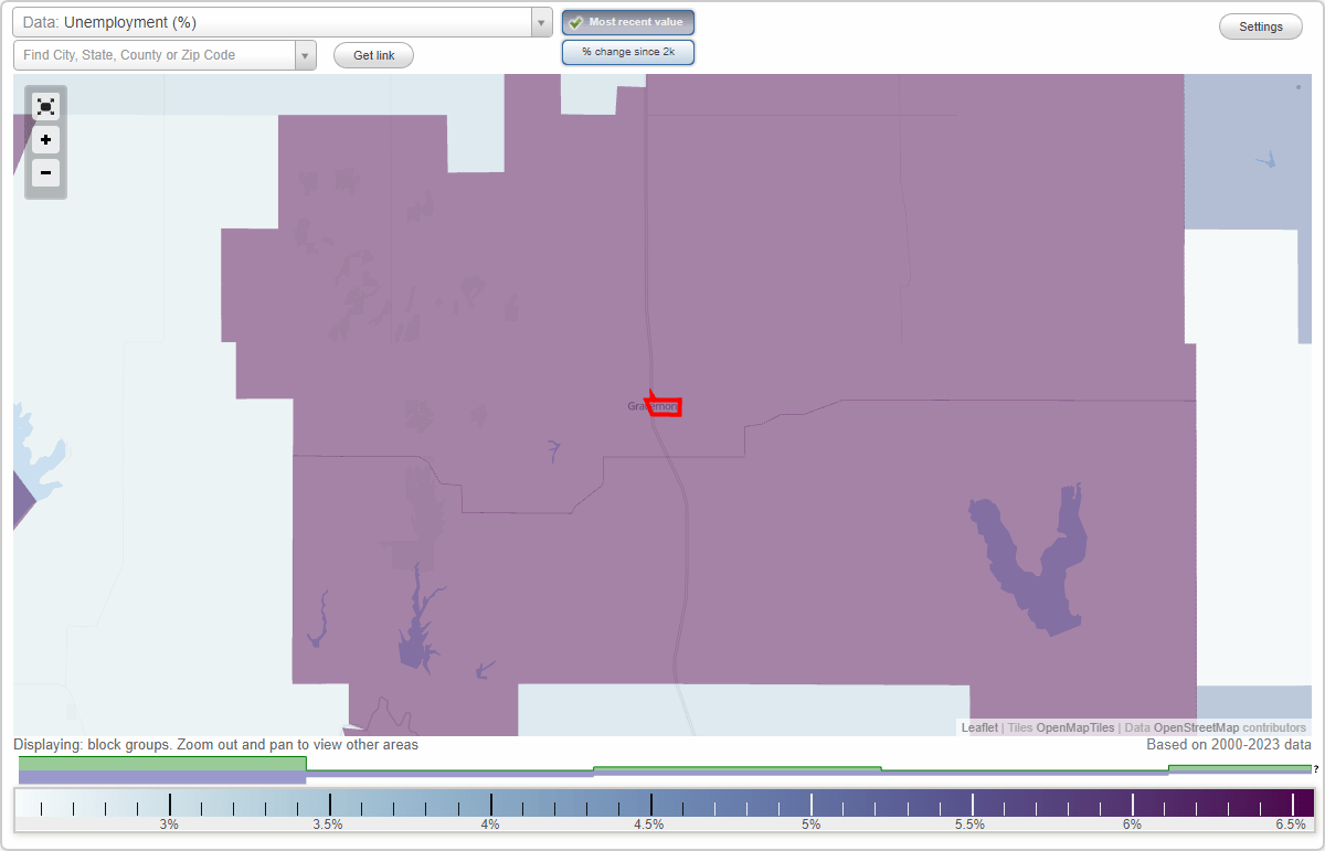 Work and Jobs in Gracemont, Oklahoma (OK) Detailed Stats Occupations