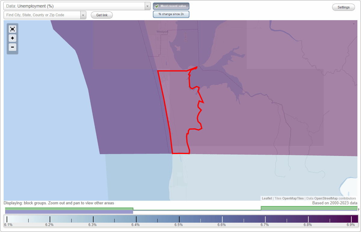 Work and Jobs in Grayland, Washington (WA) Detailed Stats Occupations, Industries, Unemployment