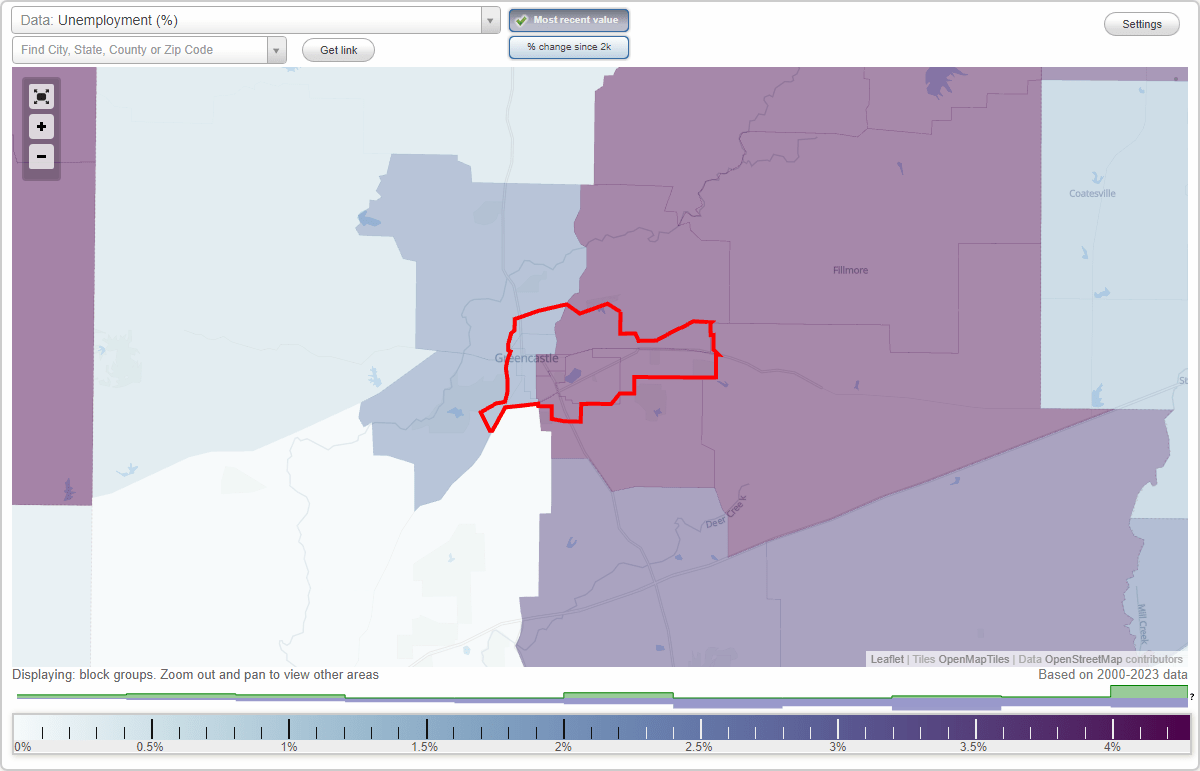 Work and Jobs in Greencastle, Indiana (IN) Detailed Stats Occupations