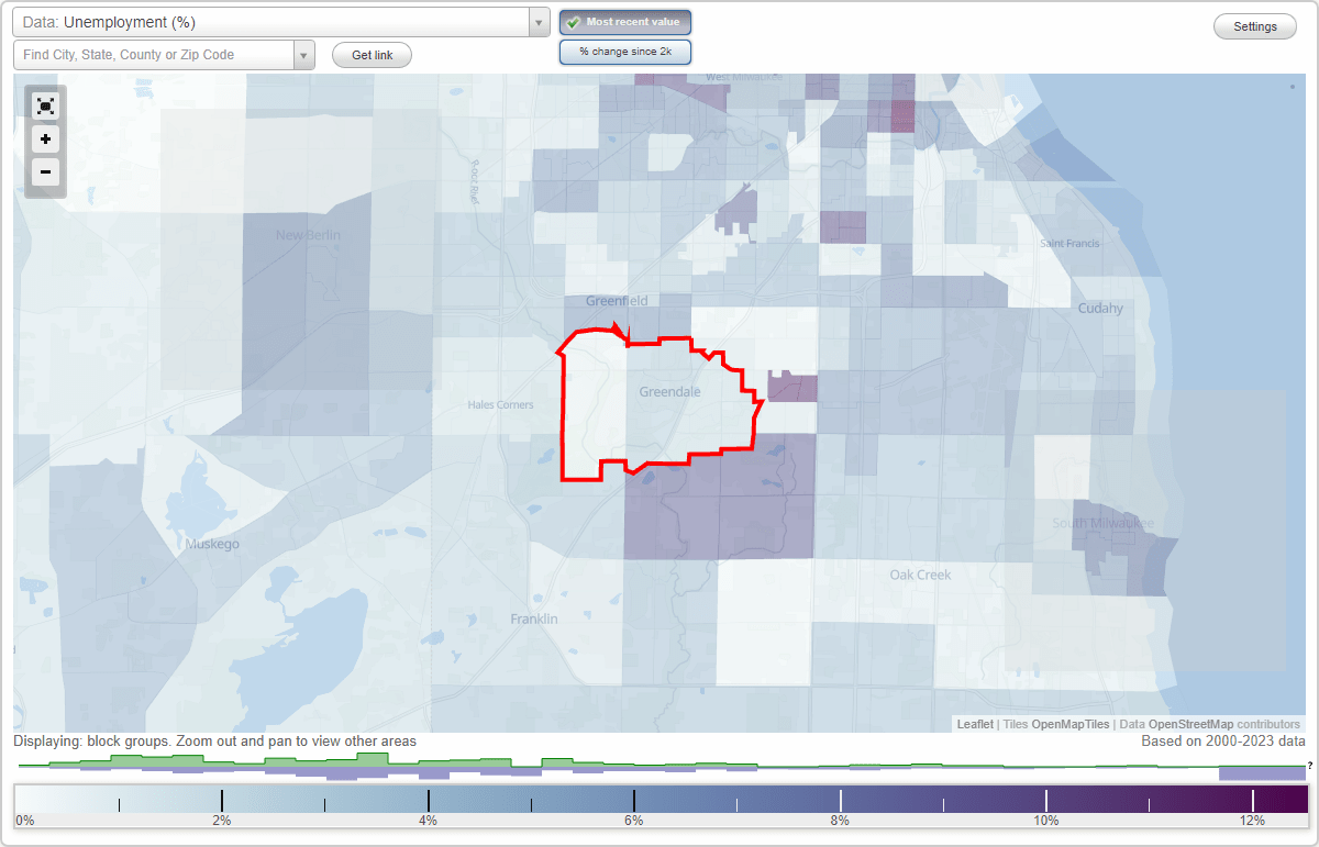 Work and Jobs in Greendale, Wisconsin (WI) Detailed Stats Occupations