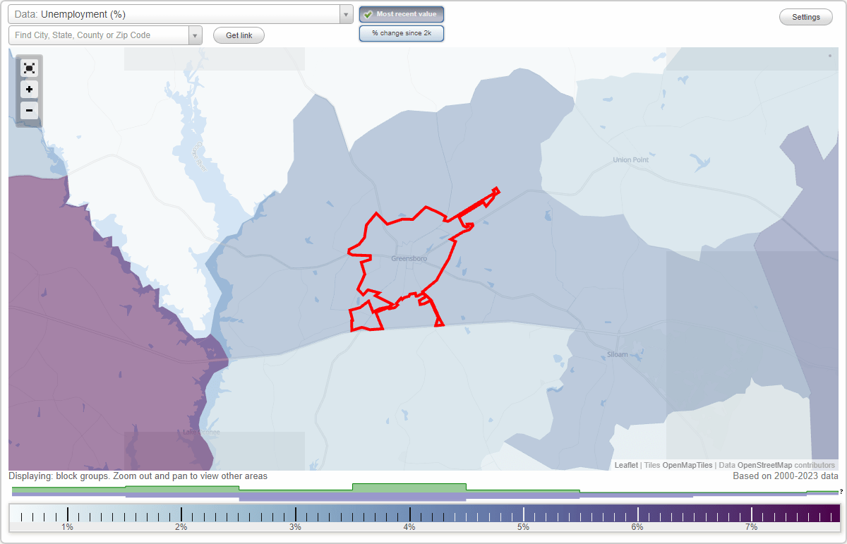 Work and Jobs in Greensboro, (GA) Detailed Stats Occupations