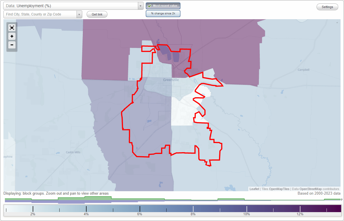 Work and Jobs in Greenville, Texas (TX) Detailed Stats Occupations