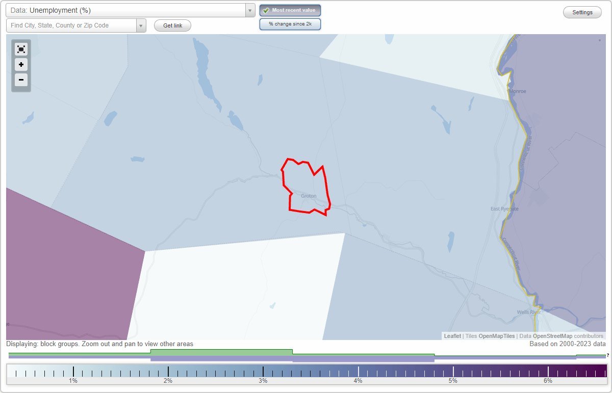 Work and Jobs in Groton, Vermont (VT) Detailed Stats Occupations, Industries, Unemployment