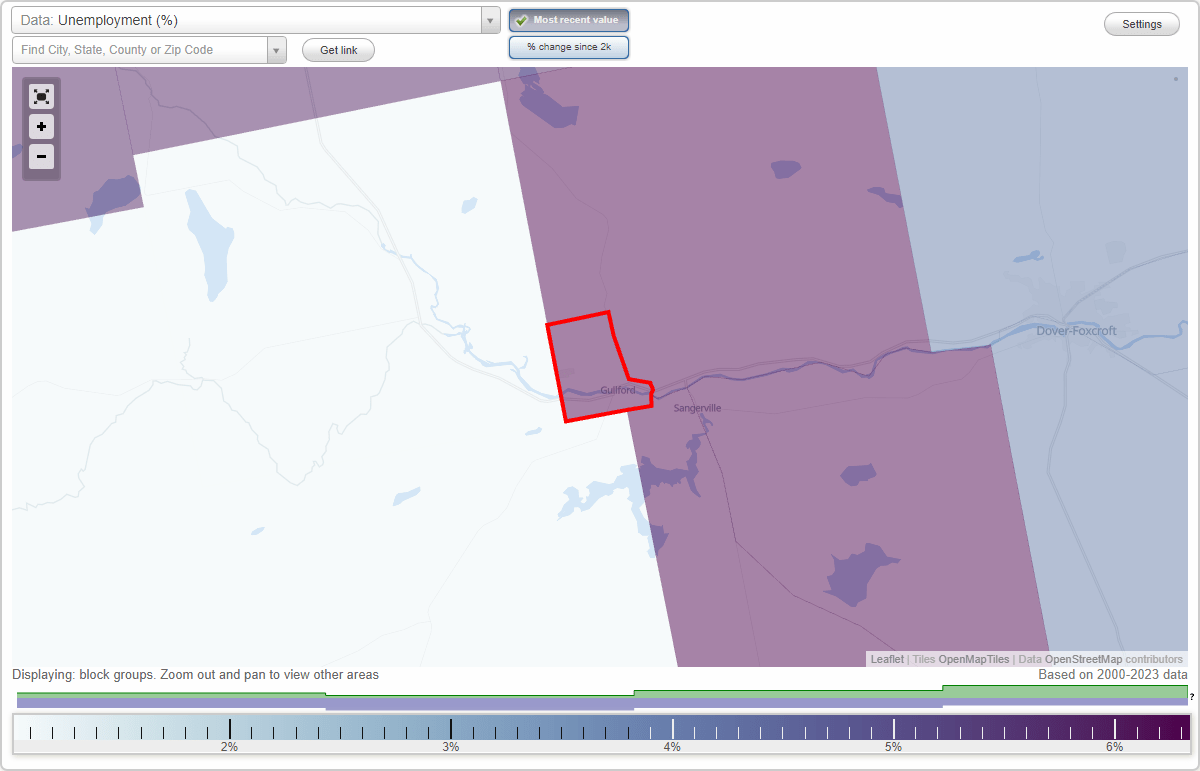 Work and Jobs in Guilford, Maine (ME) Detailed Stats Occupations