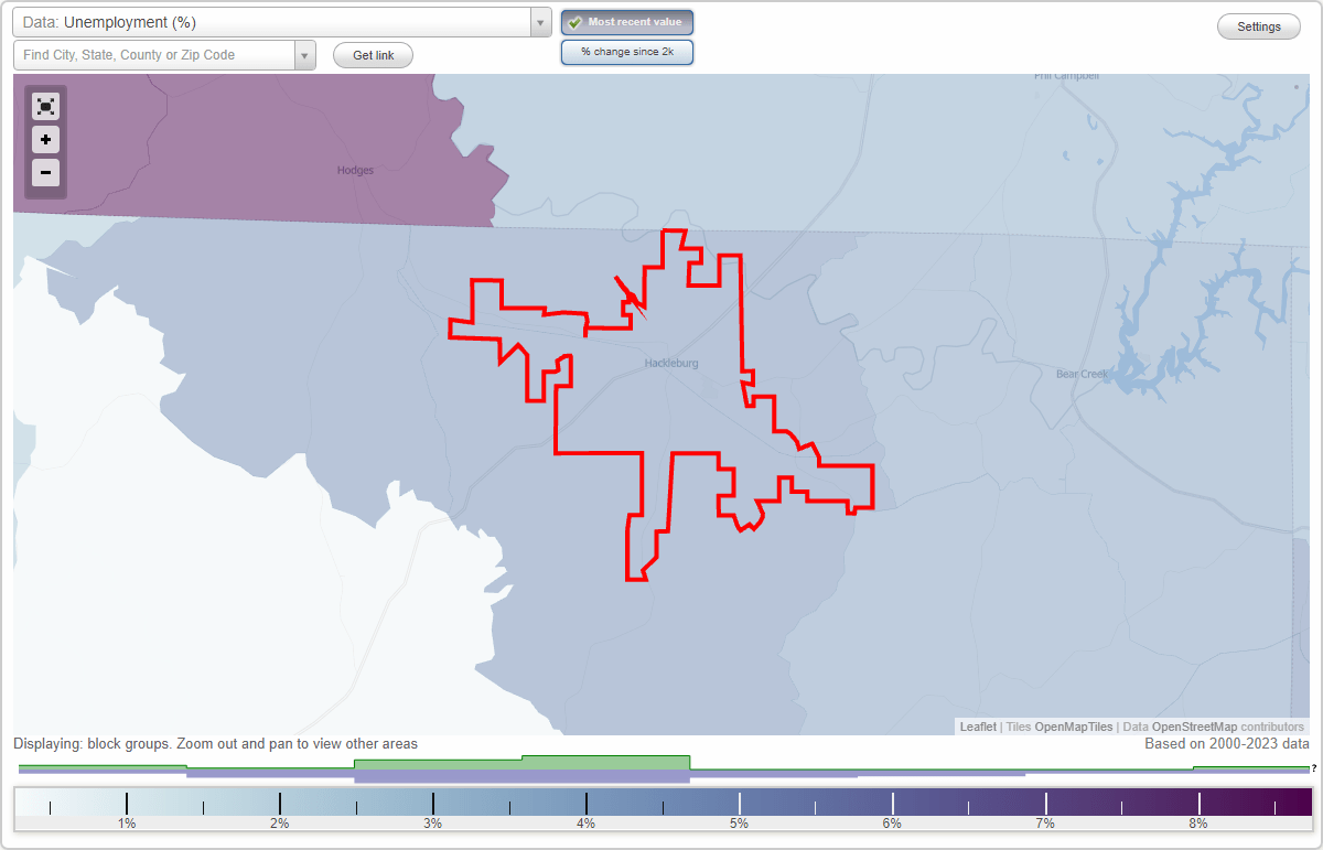 Work and Jobs in Hackleburg, Alabama (AL) Detailed Stats Occupations