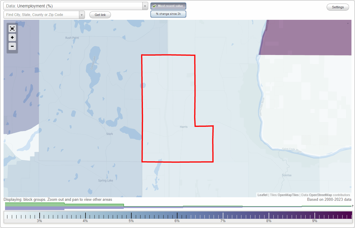 Work and Jobs in Harris, Minnesota (MN) Detailed Stats Occupations