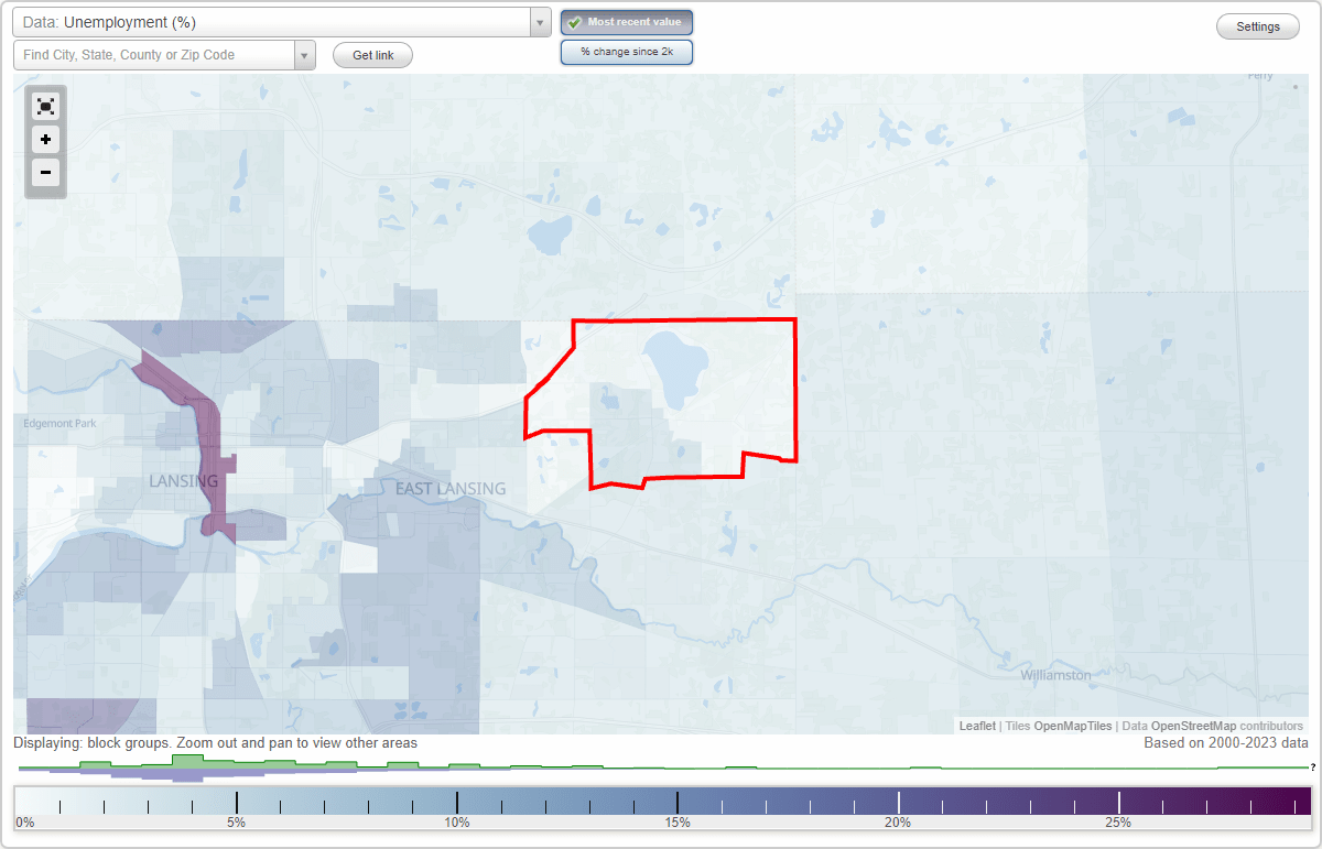 Work and Jobs in Haslett, Michigan (MI) Detailed Stats Occupations