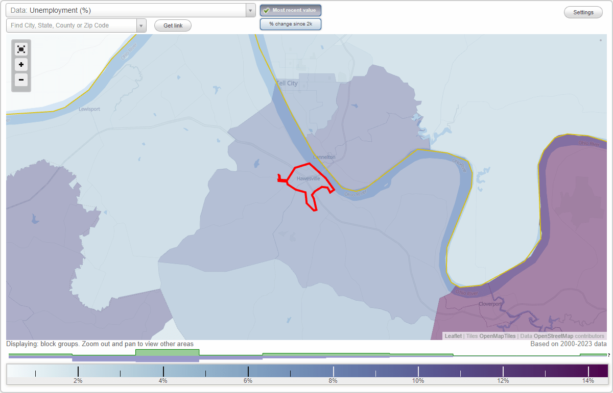 Work and Jobs in Hawesville, Kentucky (KY) Detailed Stats Occupations