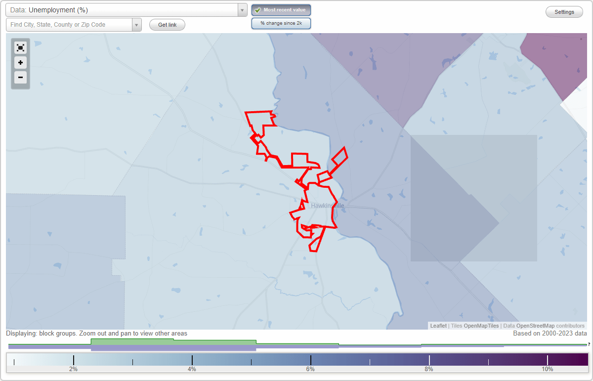 Work and Jobs in Hawkinsville, (GA) Detailed Stats Occupations