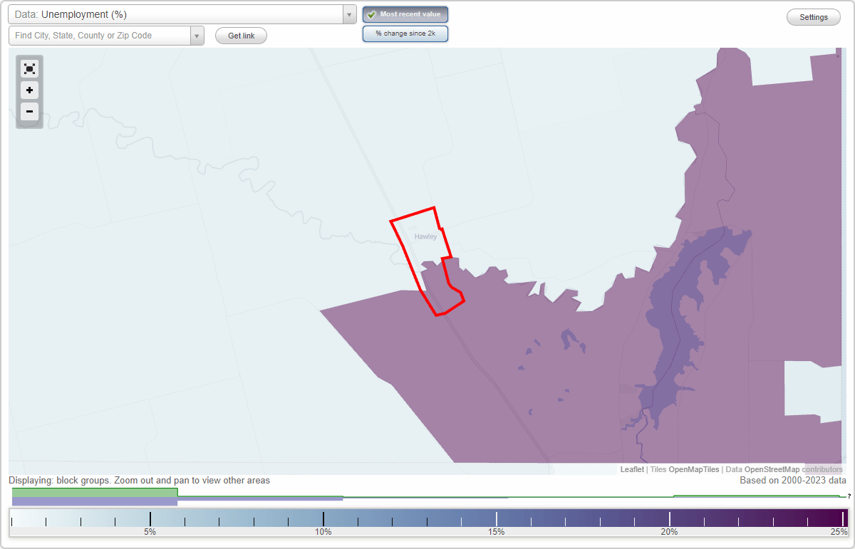Work and Jobs in Hawley, Texas (TX) Detailed Stats Occupations