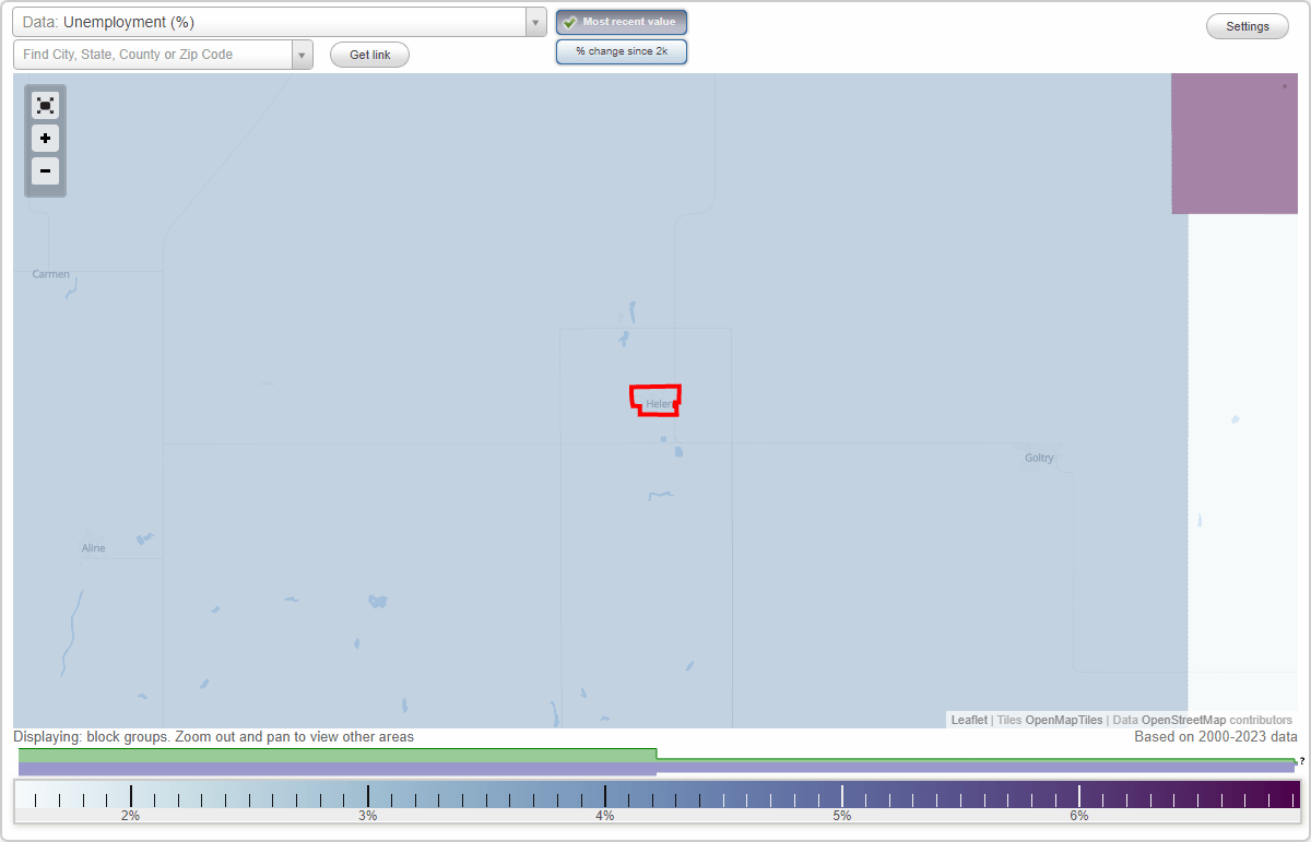 Work and Jobs in Helena, Oklahoma (OK) Detailed Stats Occupations