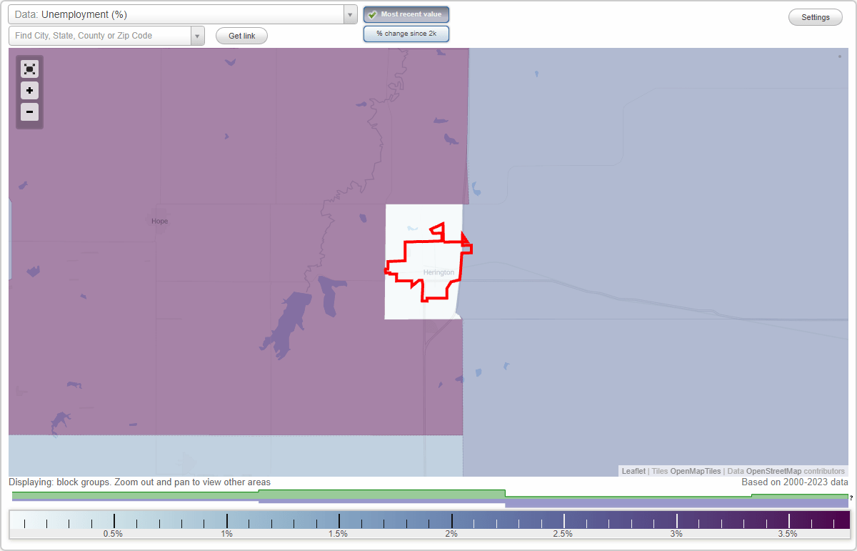 Work and Jobs in Herington, Kansas (KS) Detailed Stats Occupations