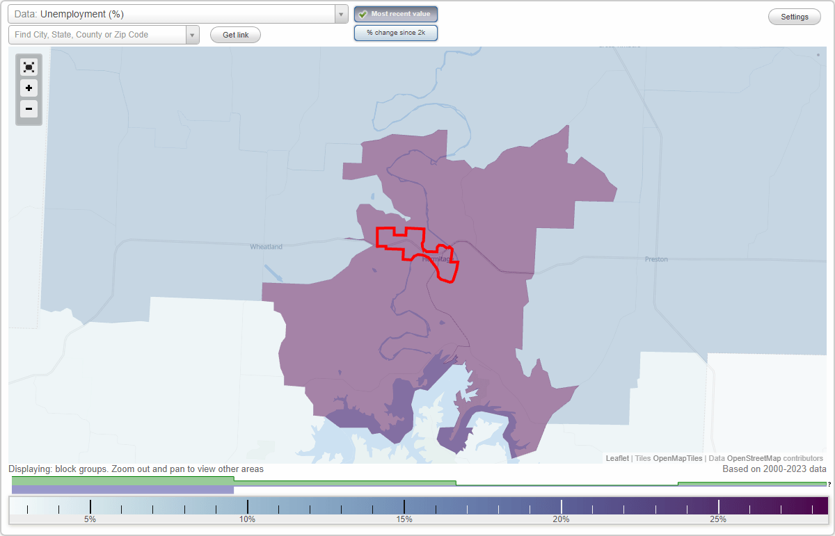 Work and Jobs in Hermitage, Missouri (MO) Detailed Stats Occupations