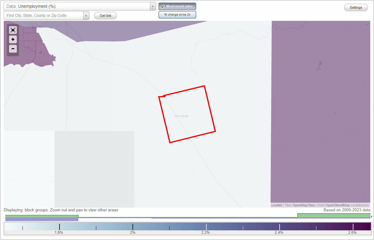 Work and Jobs in Hermleigh, Texas (TX) Detailed Stats Occupations