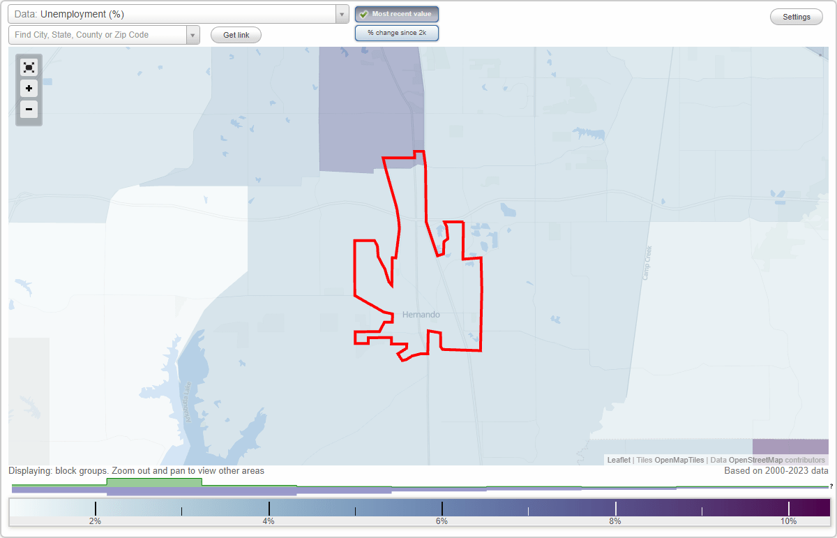 Work and Jobs in Hernando, Mississippi (MS) Detailed Stats Occupations