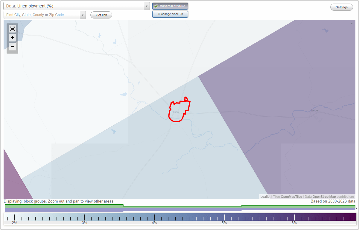 Work and Jobs in Hico, Texas (TX) Detailed Stats Occupations