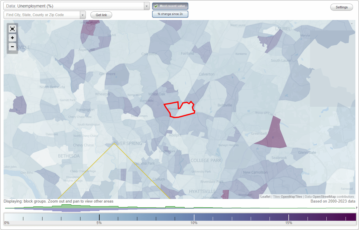 Work and Jobs in Hillandale, Maryland (MD) Detailed Stats Occupations